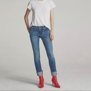 rag & bone Distressed Slim-fit Boyfriend Jeans